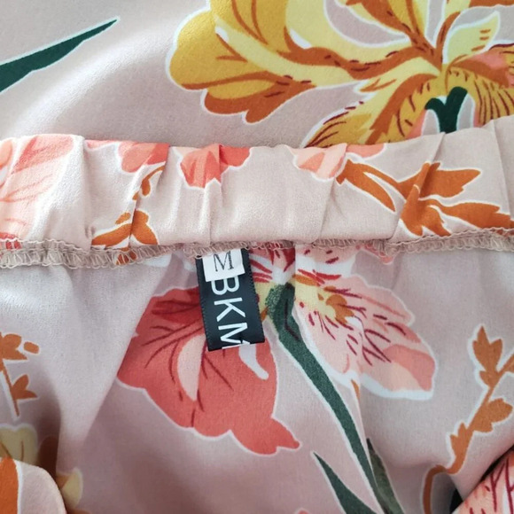 Boho Summer  Floral maxi dress with slit in the front Medium - Picture 13 of 13